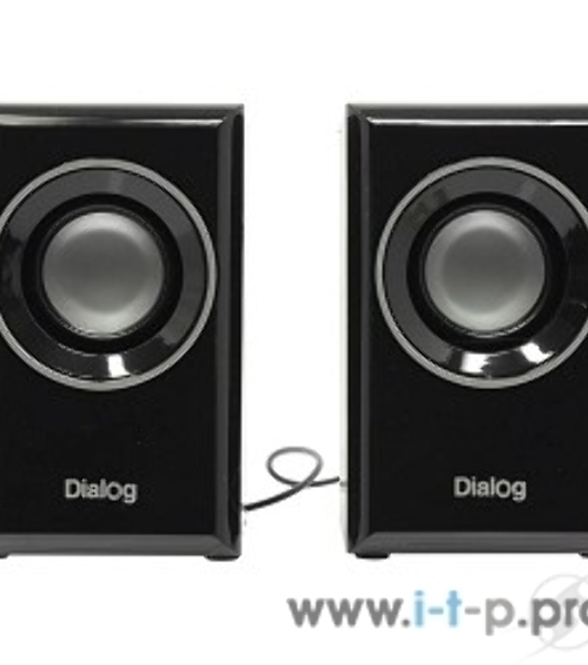 Акустическая система Dialog AST-15UP черный 2х3W RMS, активные