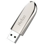 Флешка USB Netac U352 128Gb NT03U352N-128G-20PN, USB 2.0, с колпачком, металлическая, фото8