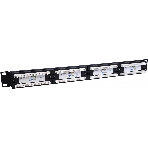 Патч-панель NTSS-PP-1U-24-UTP-RJ45-6-D 19' 1U 24xRJ45 кат.6 UTP, фото3