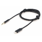 Кабель-переходник USB Cablexpert CCAB-AP35M-1M-B, Lightning/Jack3.5, Mobile, 1м, черный, коробка, фото3