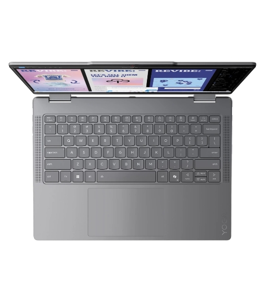 Ноутбук Lenovo Yoga 7 2-in-1 14ILL10 14'(1920x1200 OLED)/Touch/Intel Core Ultra 5 226V(2.1Ghz)/16384Mb/512PCISSDGb/noDVD/Int:Intel Arc graphics/Cam/BT/WiFi/70WHr/war 1y/1.38kg/luna grey/Win11Home + 65W, Pen, RU kbd