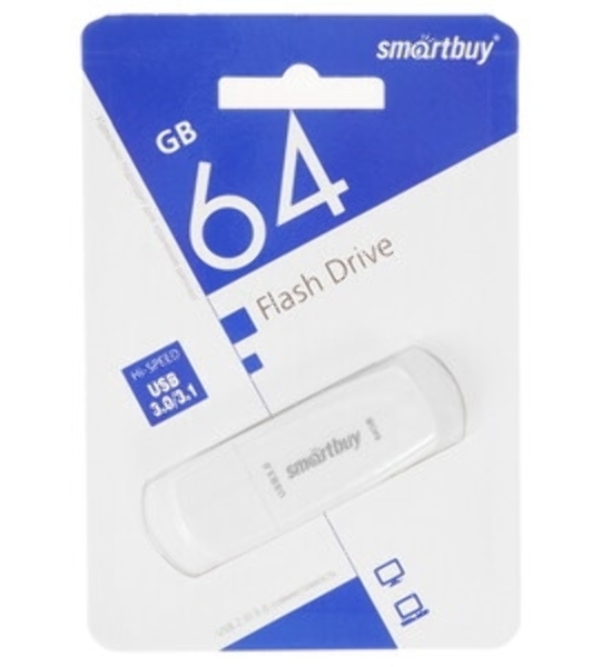 Флешка USB Smartbuy Scout black (SB064Gb2SCK), 64Gb, USB 2.0, R/W 15/8, черный