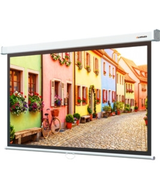 Настенный экран Lumien Eco Picture 178х280 см (рабочая область 170х272 см) Matte White прямоуголный корпус, возможность потолочн./настенного крепления, уровень в комплекте, 16:10