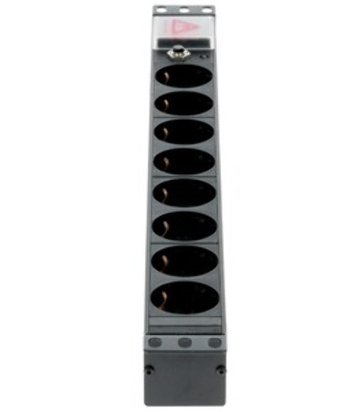 Блок распределения питания Lanmaster TWT-PDU19-10A8P-1.8 гор.размещ. 8xSchuko базовые 10A Schuko 1.8м