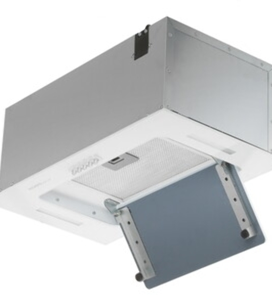 Вытяжка встраиваемая HOMSair Crocus Push 52 белый, 51.8 см, 850 куб. м/ч, 53 дБ