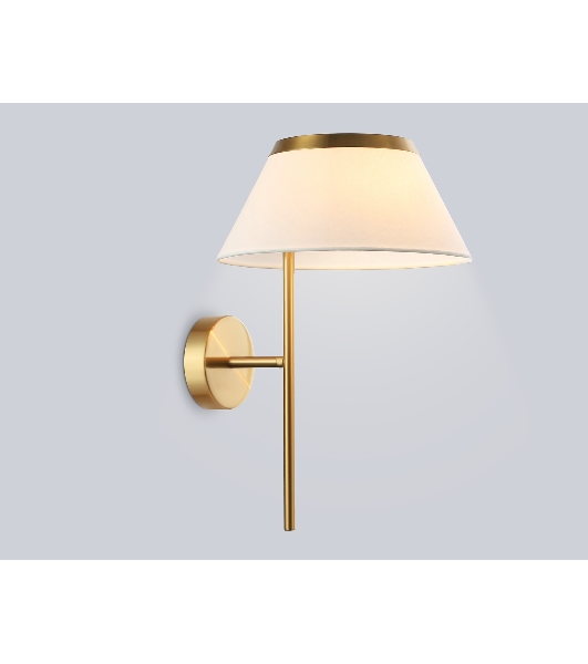 Настенный светильник Ambrella light LH72475 BS/WH латунь/белый Е14 max 40W 300*260*400