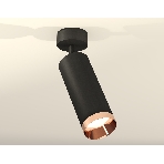 Светильник Ambrella Light XM6343006 SBK/PPG черный песок/золото розовое полированное MR16 GU5.3 (A2210, C6343, N6135), фото3