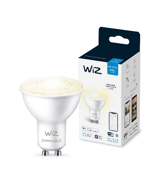 Лампа светодиодная WiZ Wi-Fi BLE 50W GU10 927 DIM 1PF/6