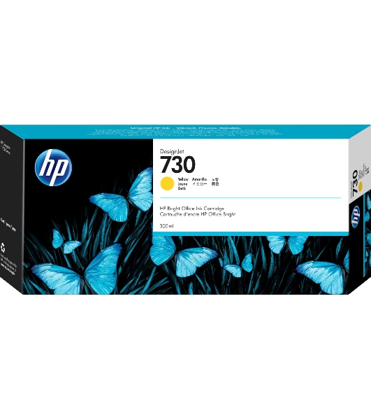 Картридж струйный HP 730 желтый для DesignJet T1700 (44') 300мл