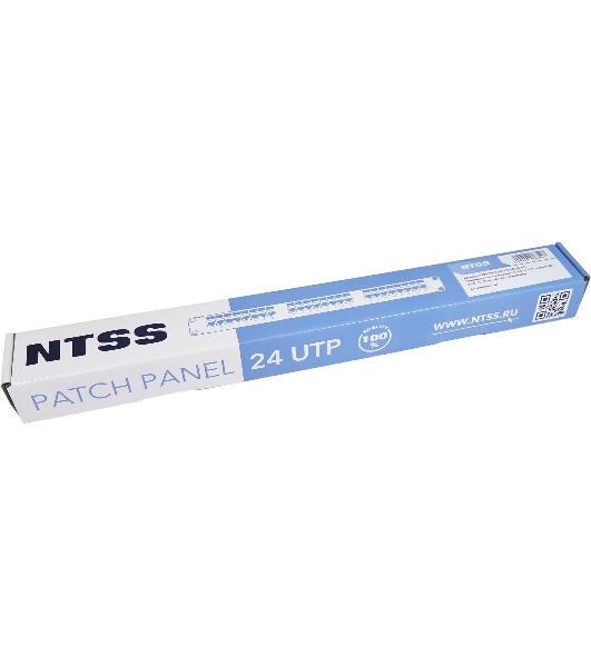 Патч-панель NTSS-PP-1U-24-UTP-RJ45-6-D 19' 1U 24xRJ45 кат.6 UTP