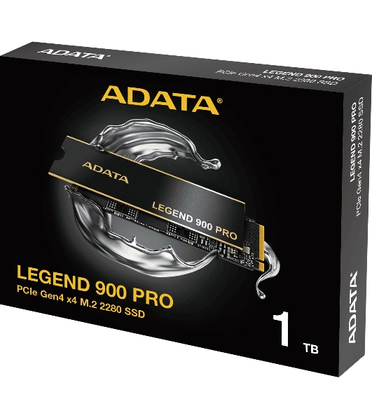 Накопитель SSD ADATA LEGEND 900 PRO, 1Tb, PCIe 4.0 x4, M.2 2280, NVMe, R/W 7400/6000