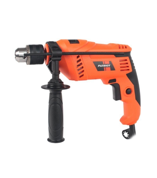 Дрель электрическая ударная PATRIOT FD 750h 120301444 с ударом, мощность 710Вт, макс.диаметр 13мм, глубиномер + дополнительная ручка