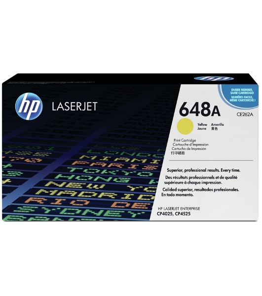 Картридж лазерный HP CE262A желтый для CLJ CP4025/CP4525 11000 стр.