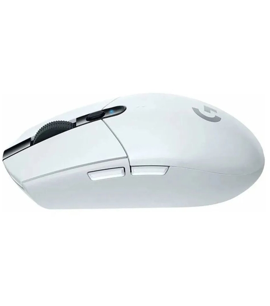 Мышь беспроводная Logitech G304 Lightspeed белый, 12000 dpi, радиоканал, USB, кнопки - 6