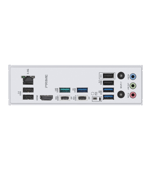 Материнская плата ASUS PRIME X870-P WIFI, AM5, AMD X870, 4xDDR5, 2xSATA, 4xM.2, 1xPCI-E 5.0 x16, 2xPCI-E 4.0 x1, 1xHDMI, 2xUSB-C, 1x 2.5Gb LAN, 4xUSB-A 3.2 Gen 1, 1xUSB-A 3.2 Gen 2, 4xUSB-A 2.0, 3x3.5 мм, 7.1, 1xWi-Fi 7, ATX
