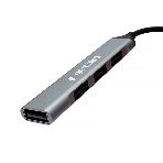 Разветвитель USB2.0 Gembird UHB-C201, 4xUSB2.0, кабель Type-C 10 см, алюминий, пакет, фото3