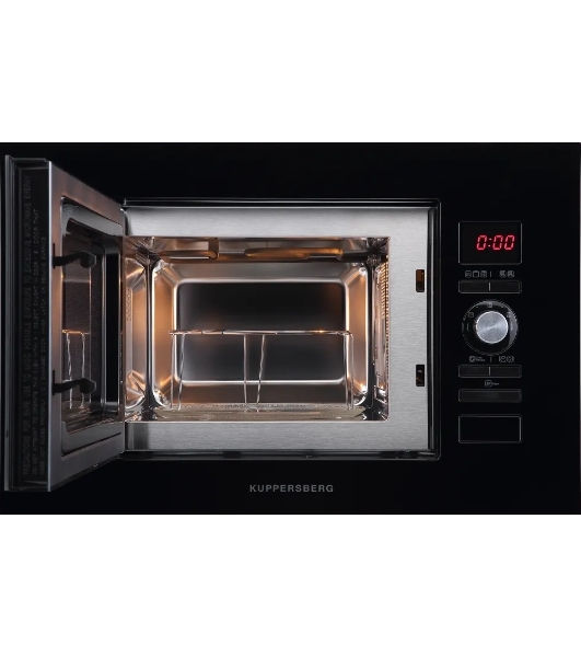 Встраиваемая микроволновая печь Kuppersberg HMW 625 B 20 л, High-Tech, 800 Вт, черный
