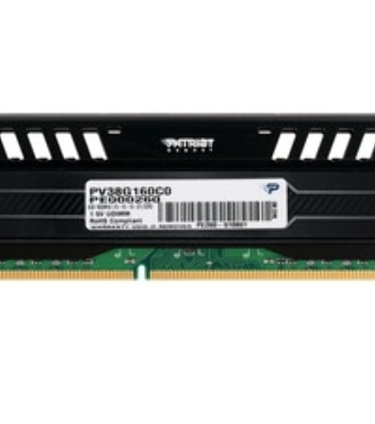Оперативная память Patriot Viper 3, DDR3, 8GB (2x4 GB), 1600 MHz, CL9, DIMM, радиатор, черный