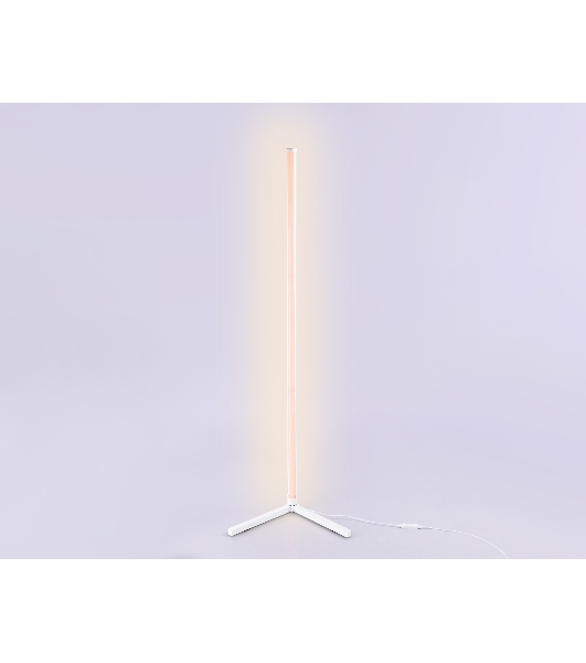 Светильник Ambrella light FL8020 WH белый LED 15W RGB D32*1250 (ПДУ РАДИО 2.4G)