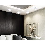 Светильник встраиваемый Ambrella light TN6733 WH белый IP44 GX53 D110*57, фото4