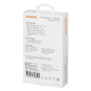 Сетевое зарядное устройство Digma DGWC-1U-2.1A-WG 2.1A универсальное белый