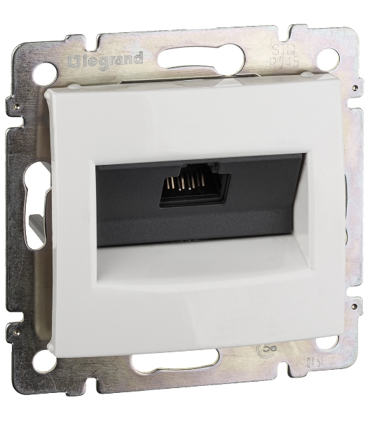 Компьютерная розетка Legrand Valena 774230, белая RJ45 5 кат UTP