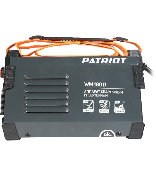 Сварочный аппарат Patriot WM180D инвертор ММА 7.8кВт