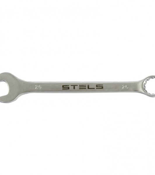 Ключ комбинированный Stels 28 мм, CrV, матовый хром