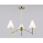 Люстра Ambrella light LH57131/3 BS/FR латунь/белый матовый E14/3 max 40W D650*590, фото5