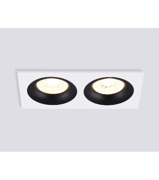 Светильник встраиваемый Ambrella light TN102732/2 WH/BK белый/черный GU5.3 175*92*23