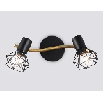 Светильник Ambrella light TR8656/2 BK/GD черный/золото E14/2 max 60W 330*100*185, фото6