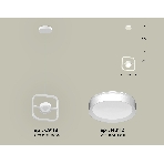 Светильник Ambrella light XB9118100 SWH белый песок GX53 (C9118, N8112), фото 1