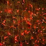 Гирлянда Neon-night 'Светодиодный Дождь' 2x0,8м, прозрачный провод, 230 В, диоды красные, 160 LED, фото 1