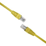 Патч-корд NTSS NTSS-PC-UTP-RJ45-5e-0.15-LSZH-YL NTSS-PC-UTP-RJ45-5E-0.15-LSZH UTP RJ-45 вил.-вилка RJ-45 cat.5e 0.15м желтый LSZH (уп.:1шт), фото3