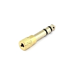 Переходник miniJack 3,5 мм - на Jack 6,3 мм позолоченный, фото2