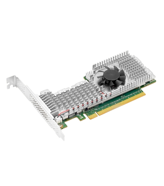 Адаптер LR-LINK PCle4.0 x16 4*SFF-8654 8i NVMe Switch Adapter
