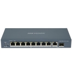 Коммутатор Hikvision DS-3E0510P-E/M(O-STD)(B), 8×1 Гбит/с PoE + 2×1 Гбит/с, неуправляемый, фото7