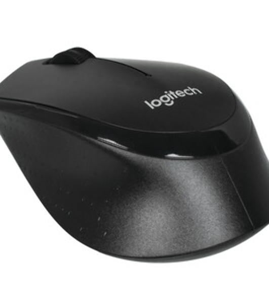 Мышь беспроводная Logitech M330 SILENT PLUS черный, 1000 dpi, радиоканал, USB, кнопки - 3