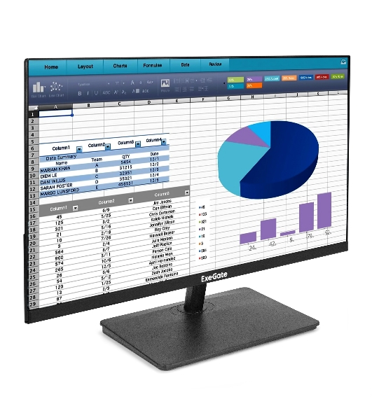 Монитор 21.5' 100 Гц ExeGate SmartView EP2200 (IPS LED Grade A+, FHD, 1920x1080@100Гц, 16:9, 250cd/m2, 1000:1, 178°/178°, 5ms, D-Sub, HDMI, Flicker-free, Low Blue Light, кабель HDMI 1.5м, VESA, регулировка наклона (tilt), черный)