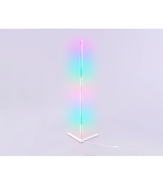 Светильник Ambrella light FL8020 WH белый LED 15W RGB D32*1250 (ПДУ РАДИО 2.4G)