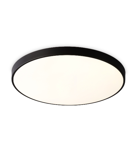 Потолочный светодиодный светильник Ambrella light FZ1224 BK черный IP44 13W 4200K D232*50 (Без ПДУ)