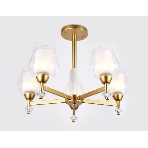 Светильник Ambrella light TR3154/5 GD/CL золото/прозрачный E27/5 max 40W D630*460, фото 1