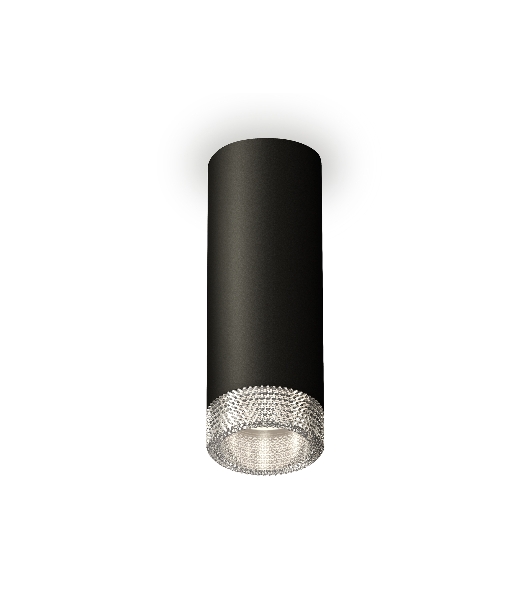 Светильник Ambrella Light XS6343020 SBK/CL черный песок/прозрачный MR16 GU5.3 (C6343, N6150)