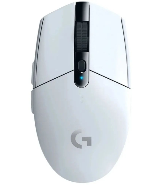 Мышь беспроводная Logitech G304 Lightspeed белый, 12000 dpi, радиоканал, USB, кнопки - 6