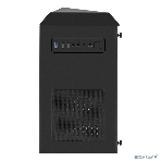 Компьютерный корпус Minitower ExeGate EX294384RUS Mistery R2 (mATX, без БП, 2*USB+1*USB 3.0, аудио, черный, 1 вент. 12см с RGb подсветкой и полоса на передней панели, боковая панель - закаленное стекло), фото14