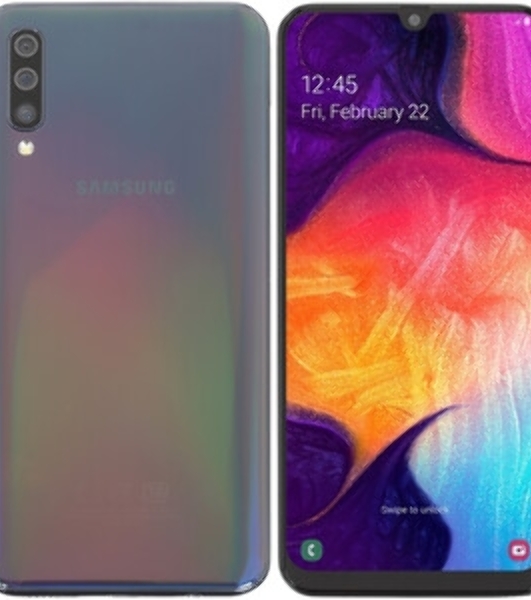 Дисплей для Samsung Galaxy A50 SM-A505F в сборе с тачскрином (OLED) черный