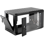 Шкаф коммутационный ЦМО (ШРН-9.500-9005) настенный 9U 600x529 мм пер. дв. стекл 200 кг черный 470 мм 180 град., фото9