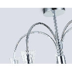 Люстра Ambrella light LH55651/5 СH/CL хром/прозрачный E14*5 max 40W D600*440, фото3