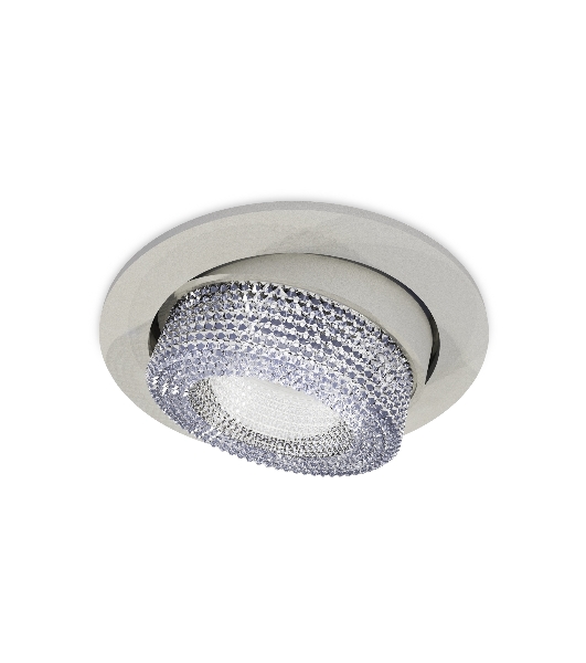 Комплект встраиваемого поворотного светильника Ambrella light XC7653060 SGR/CL серый песок/прозрачный MR16 GU5.3 (C7653, N7191)