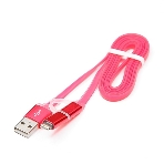 Кабель USB2.0 Cablexpert CC-mAPUSB2pk1m, AM/microBM 5P - iPhone lightning, 1м, комбо кабель, алюминиевые разъемы, розовый, блистер, фото4